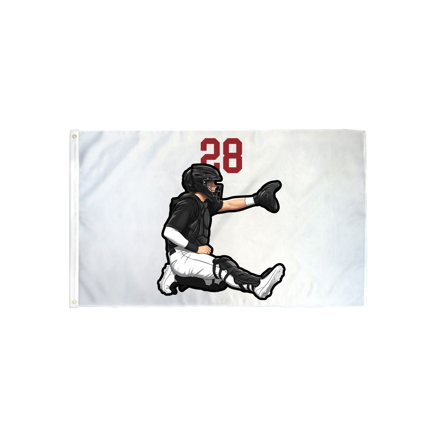 3x5 Flag — Number Top in Classic