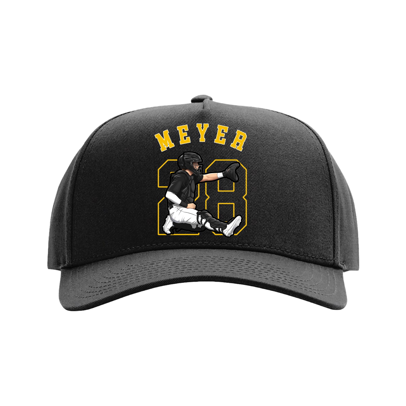 Full Fabric Five-Panel Champ Cap
