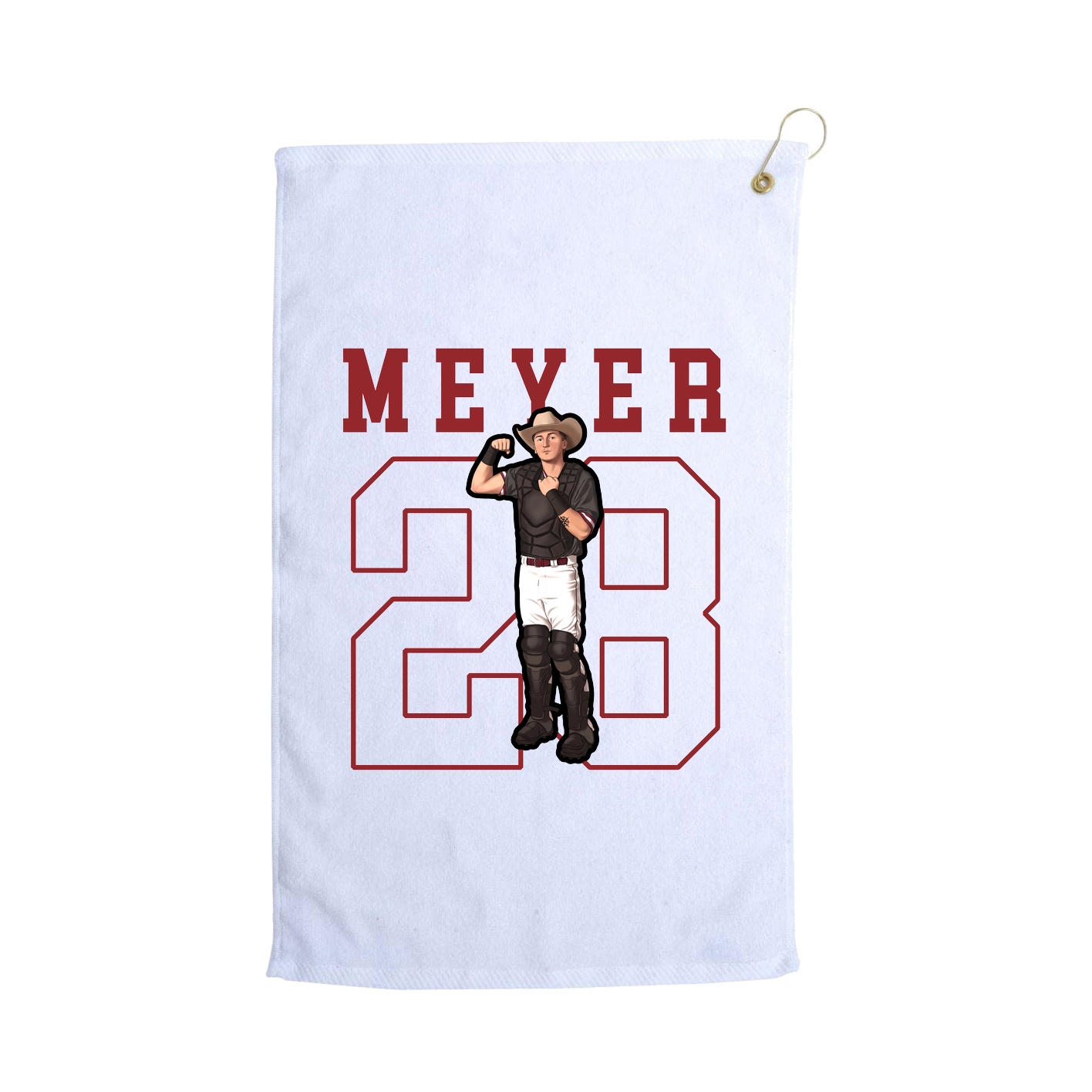 Golf Towel — Shirsey in White