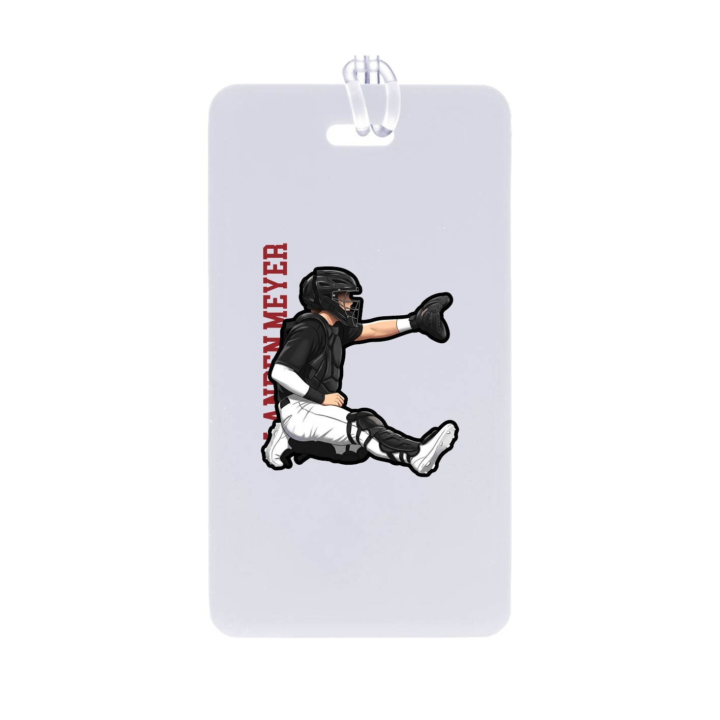 Bag Tag — Name Vertical in Classic