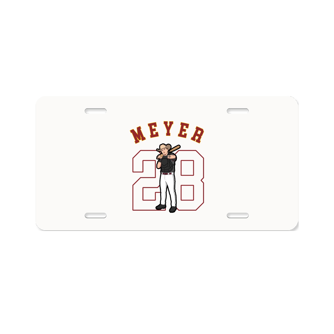 License Plate — Shirsey Arch in Classic