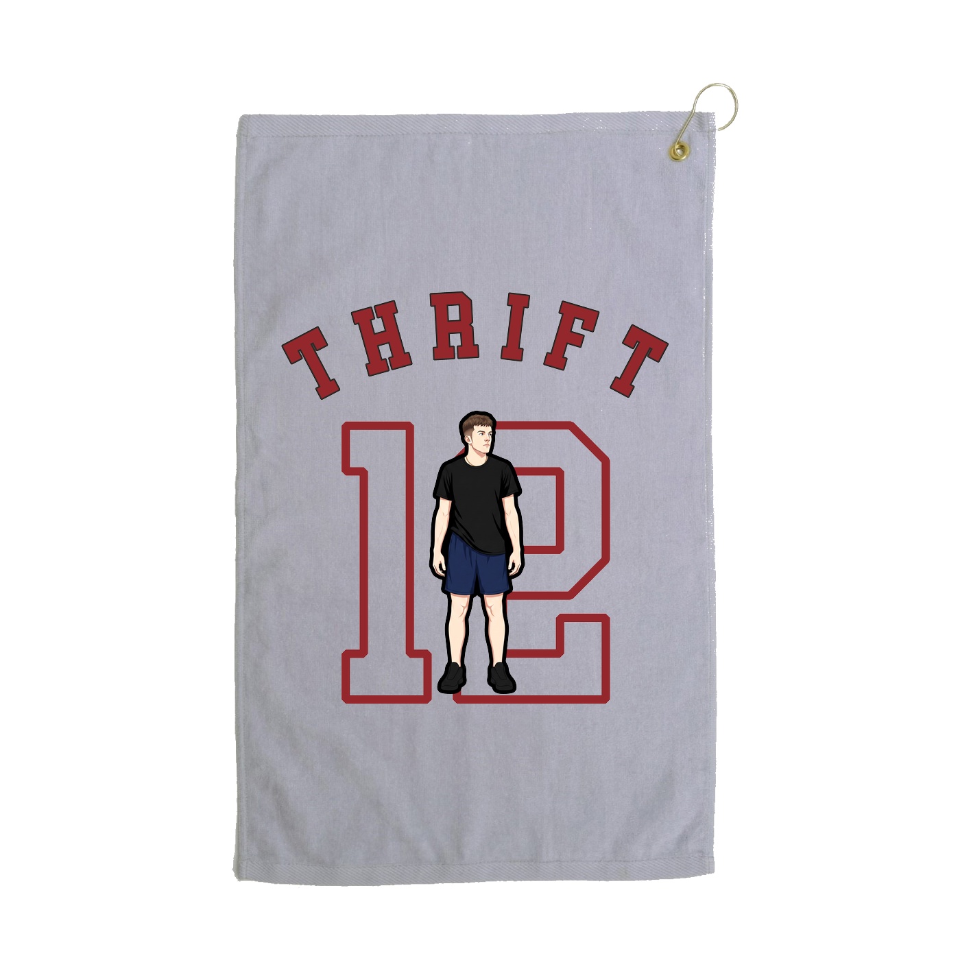 Golf Towel — Shirsey Arch in Grey