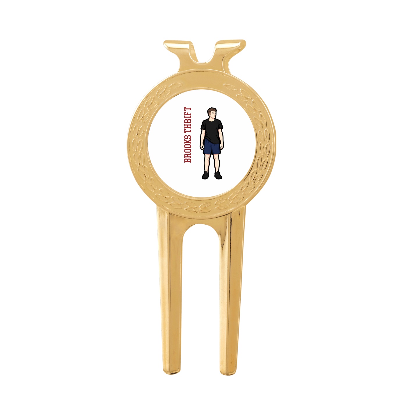 Divot Tool with Ball Marker — Name Vertical in Classic