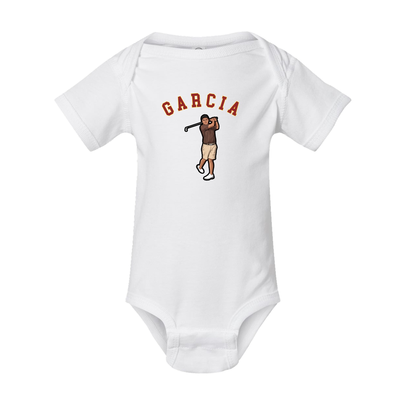 Baby Onesie — Shirsey Arch in White