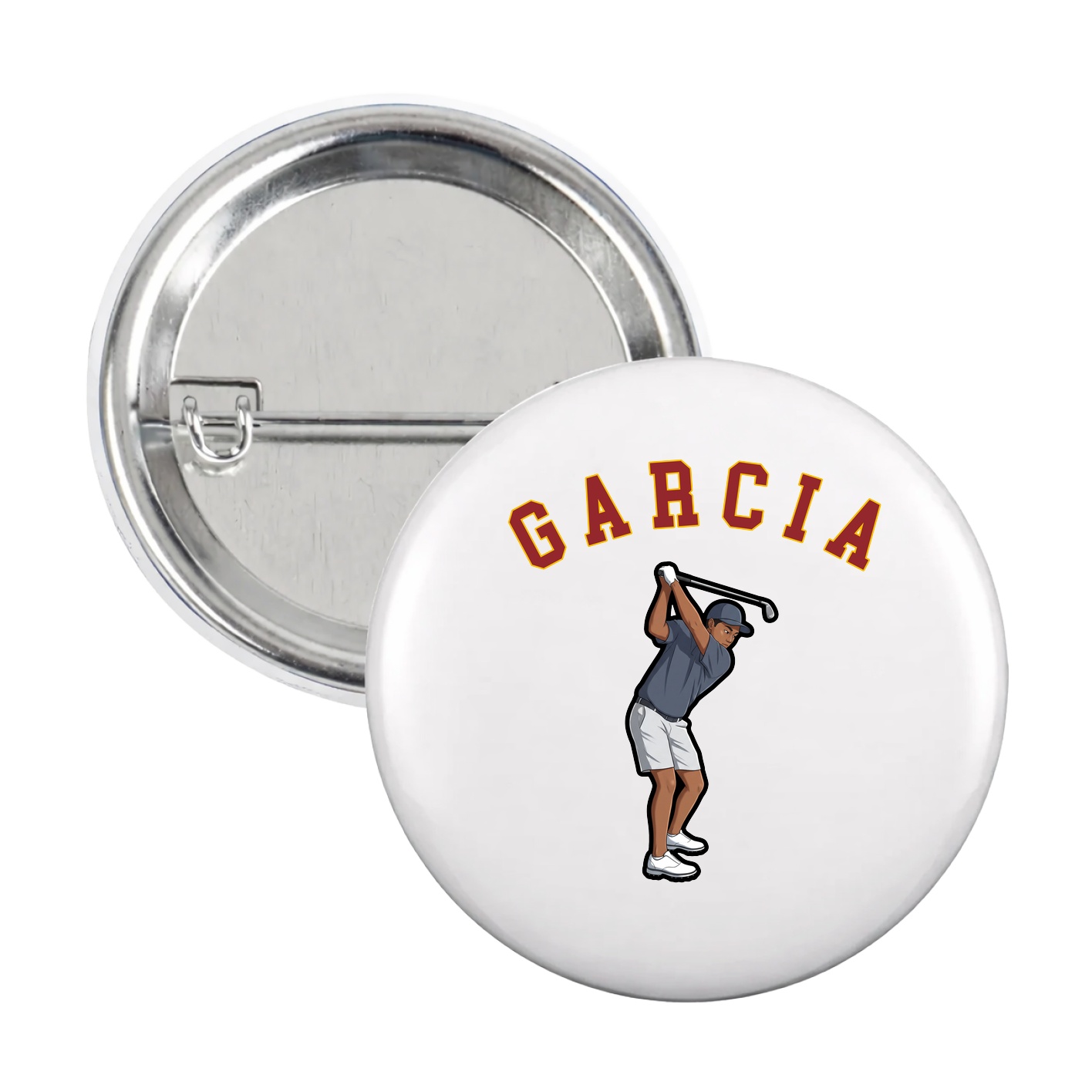 Game Day Button — Shirsey Arch in White