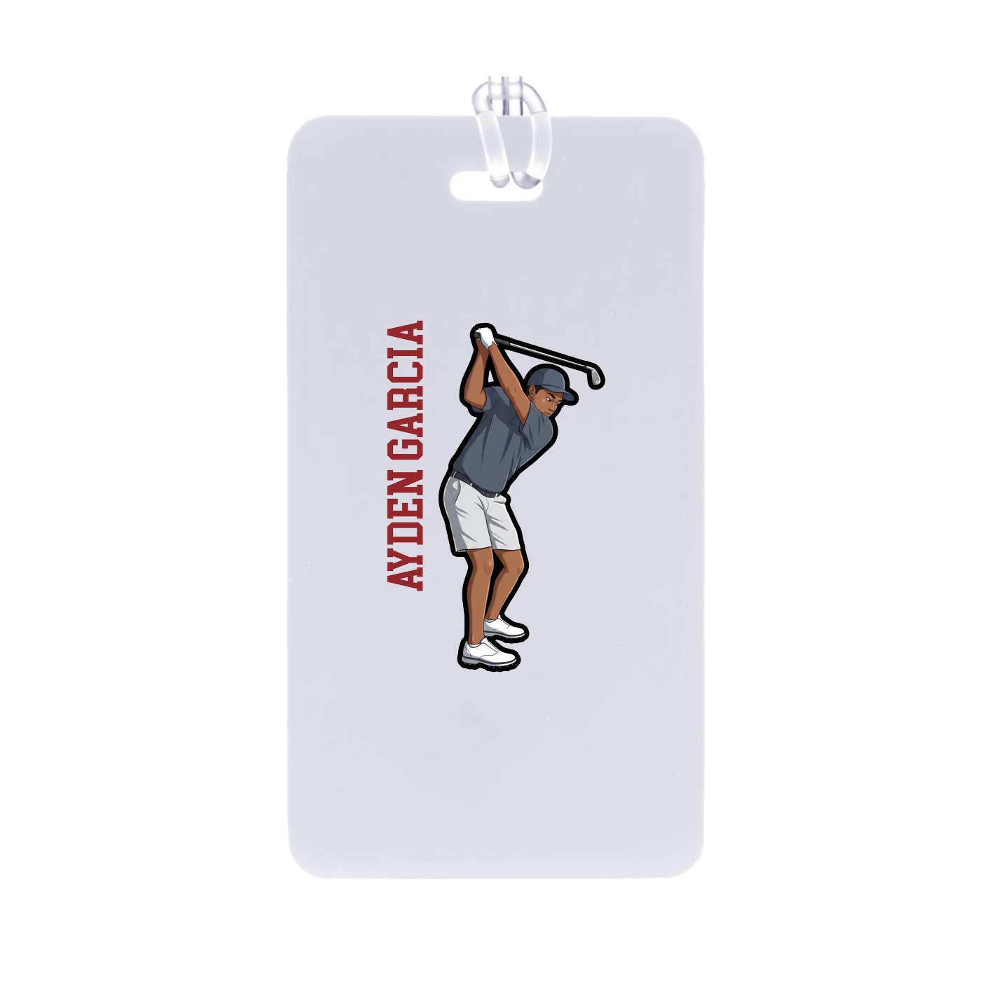 Bag Tag — Name Vertical in Classic