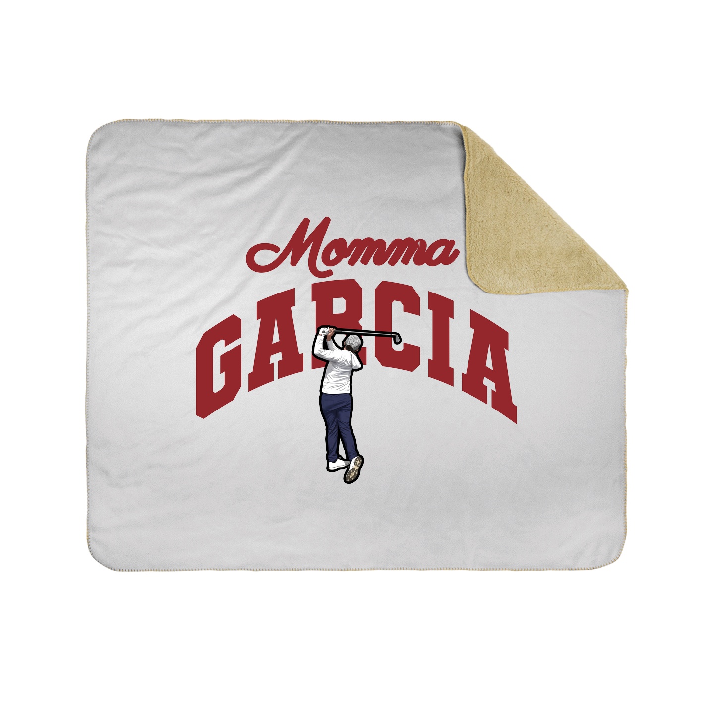 Throw Blanket — Mothers Day Arch in White