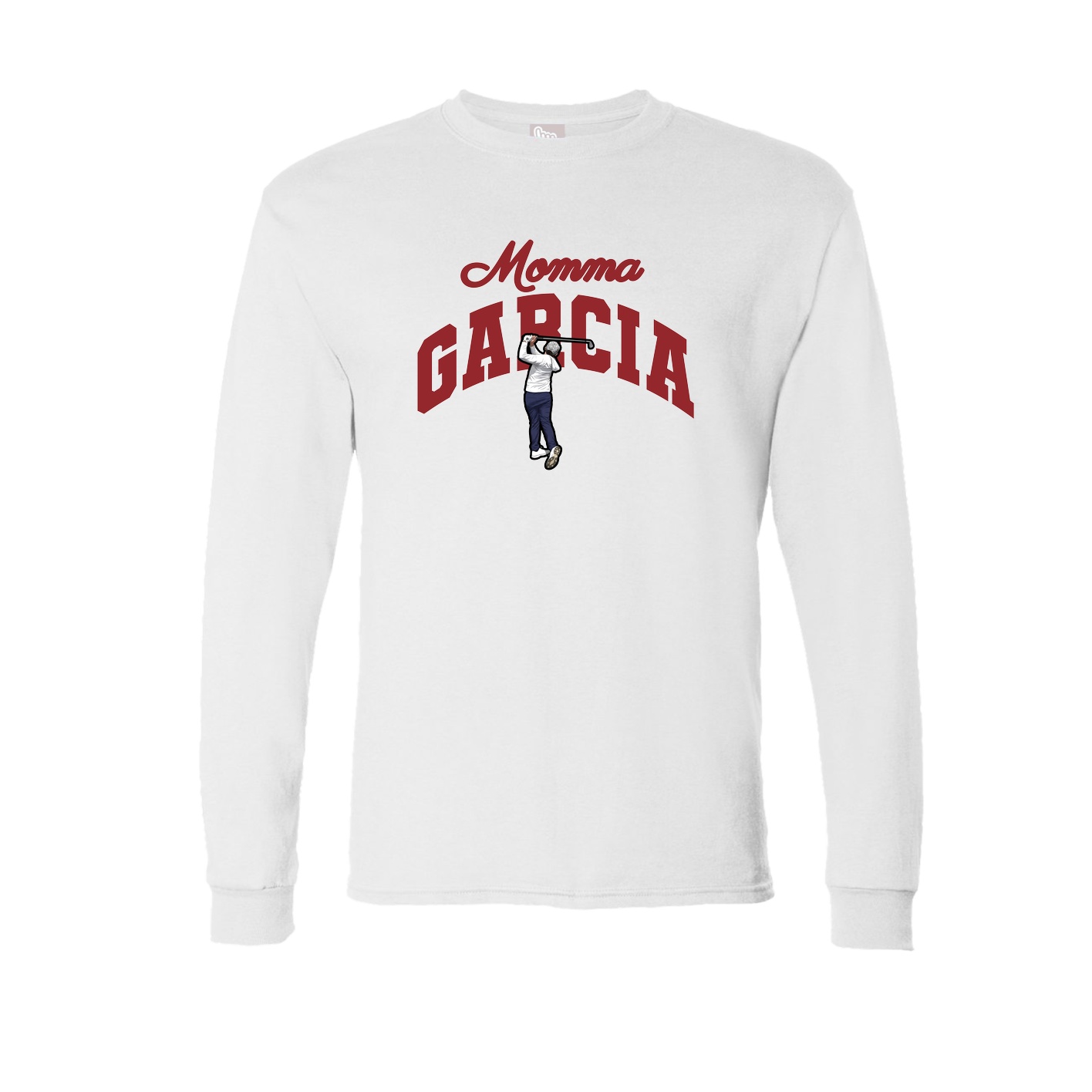 Long Sleeve Tee — Mothers Day Arch in White