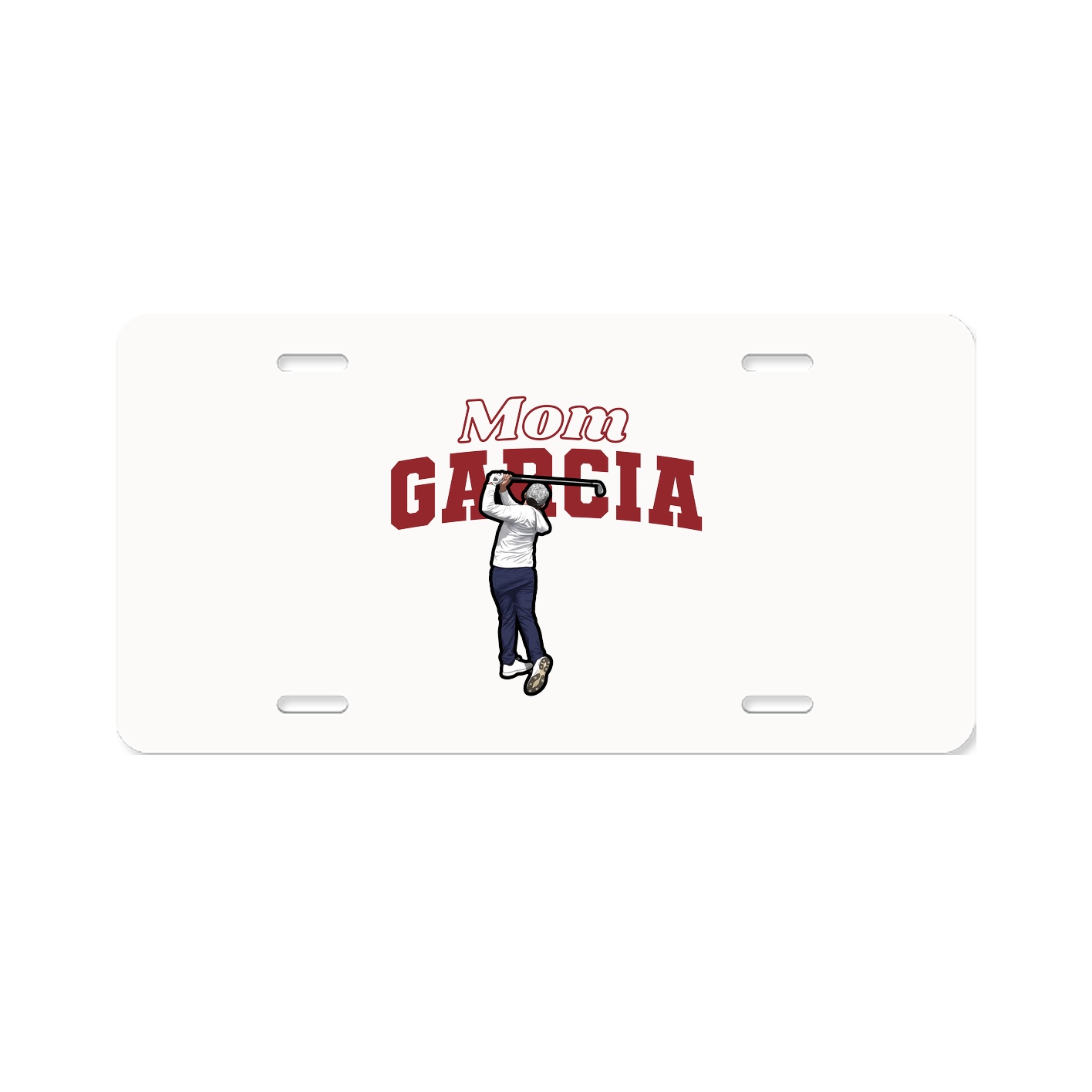 License Plate — Mothers Day Block in Classic