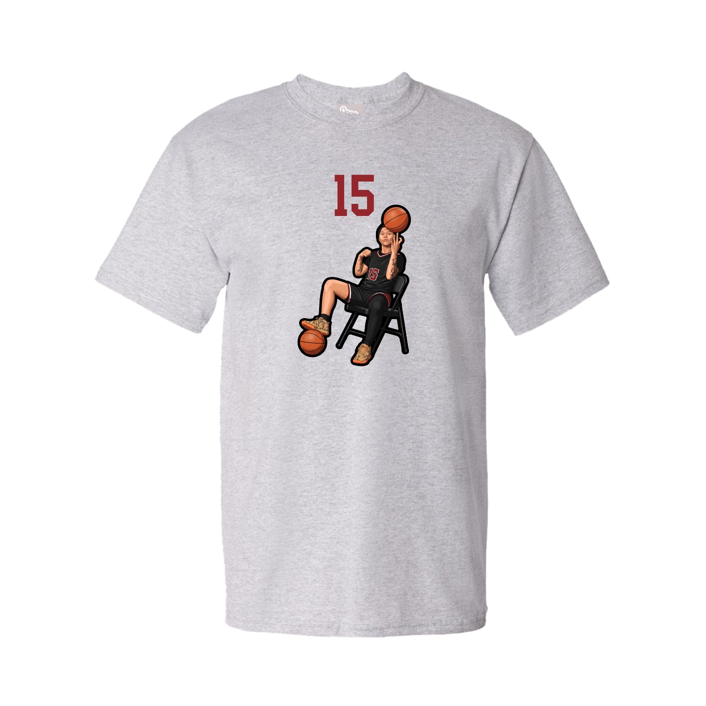 Tee — Number Top in Grey