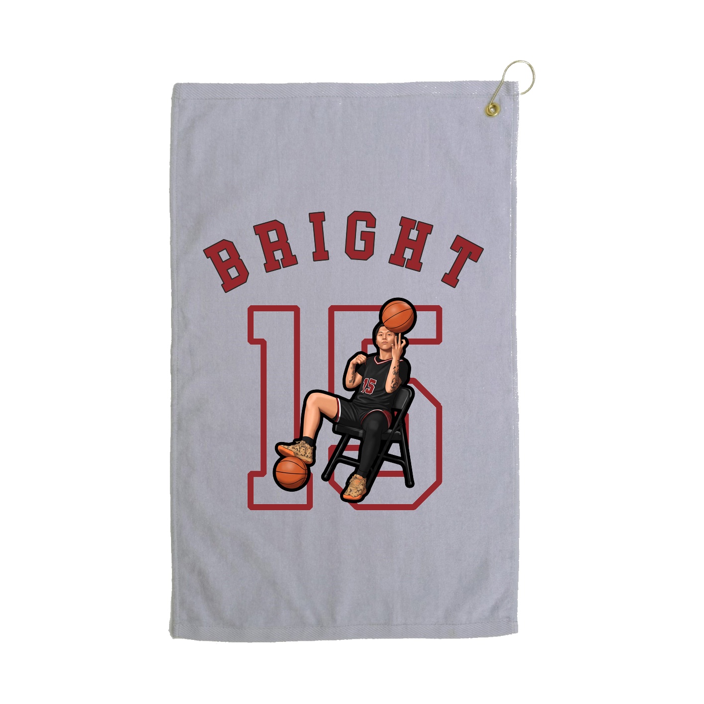 Golf Towel — Shirsey Arch in Grey