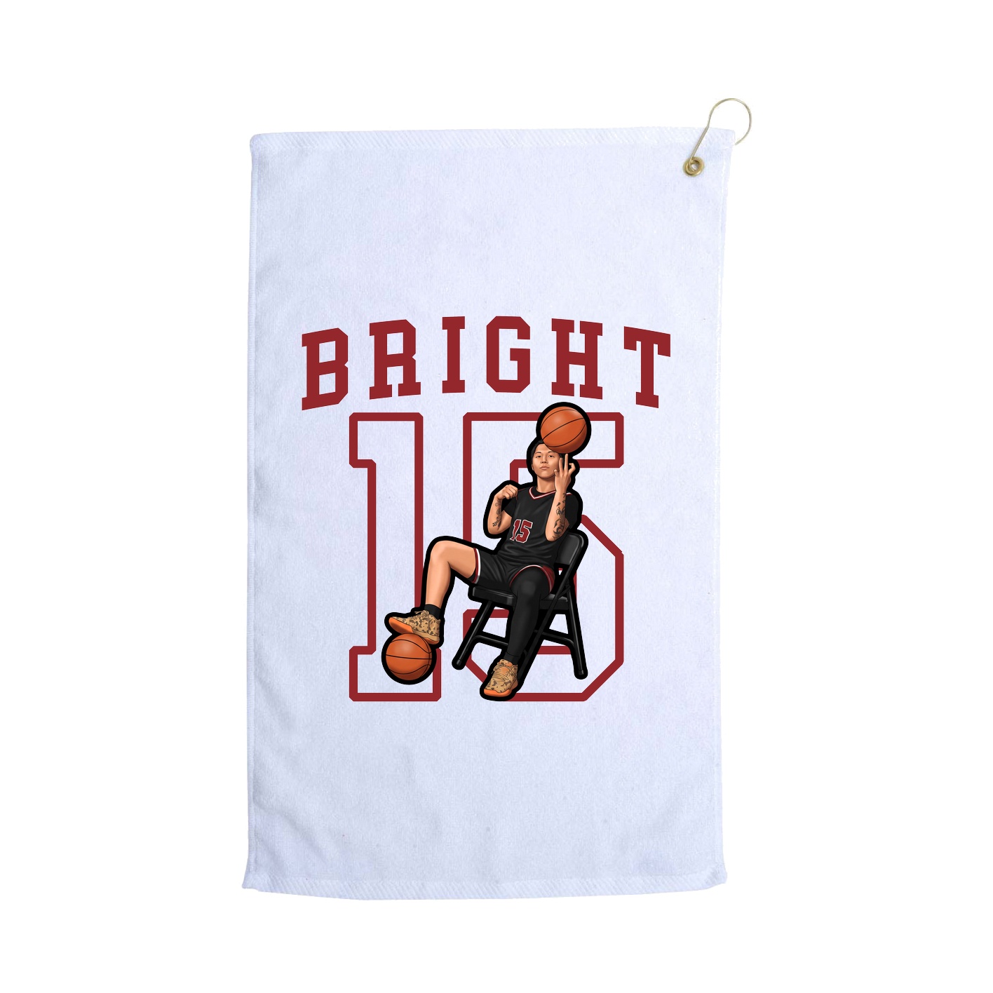 Golf Towel — Shirsey in White