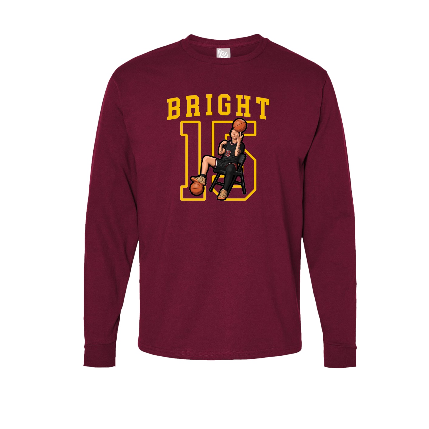 Long Sleeve Tee — Shirsey in Cardinal