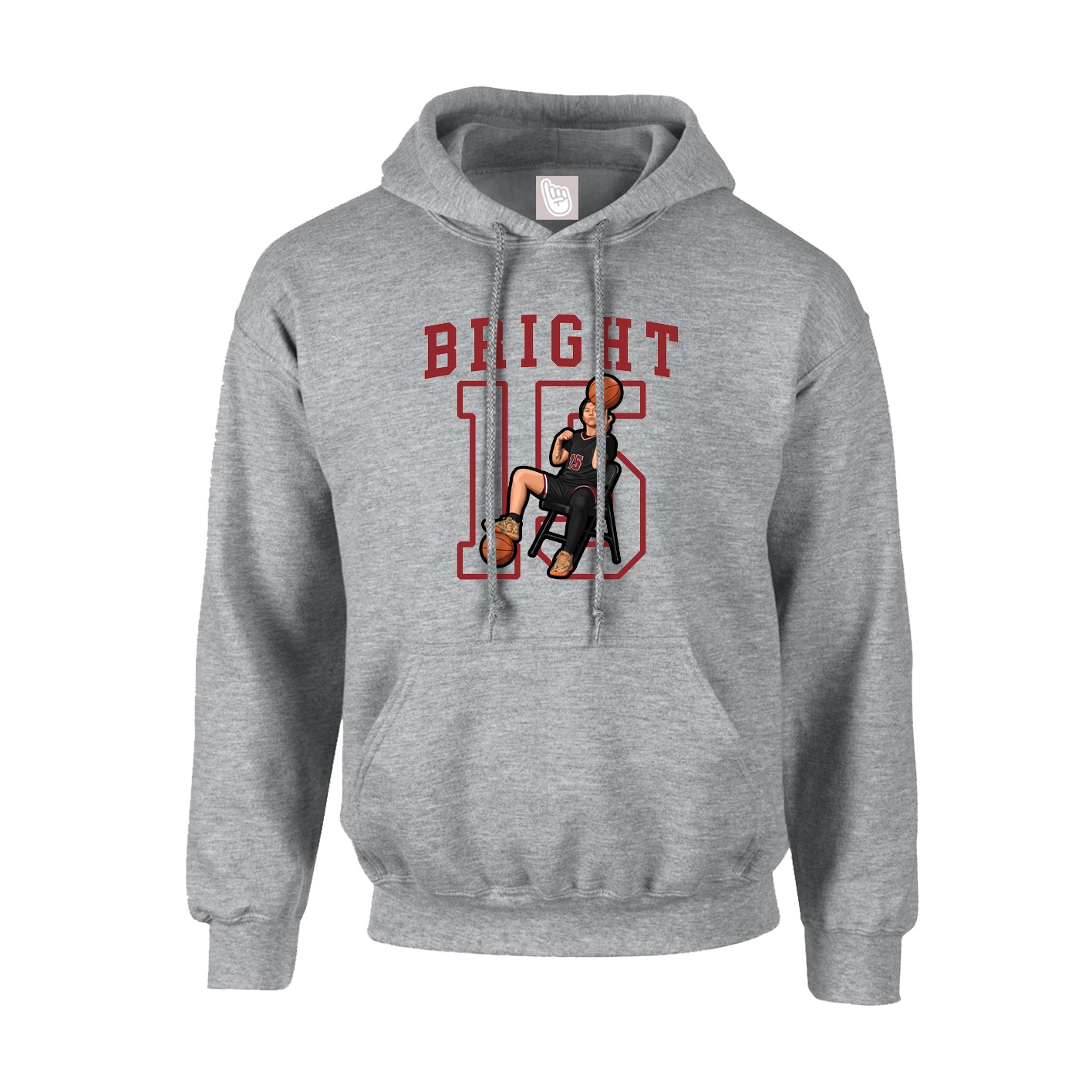 Hoodie — Shirsey in Grey
