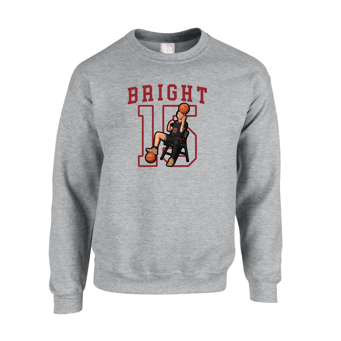 Fleece Crew — Shirsey in Grey