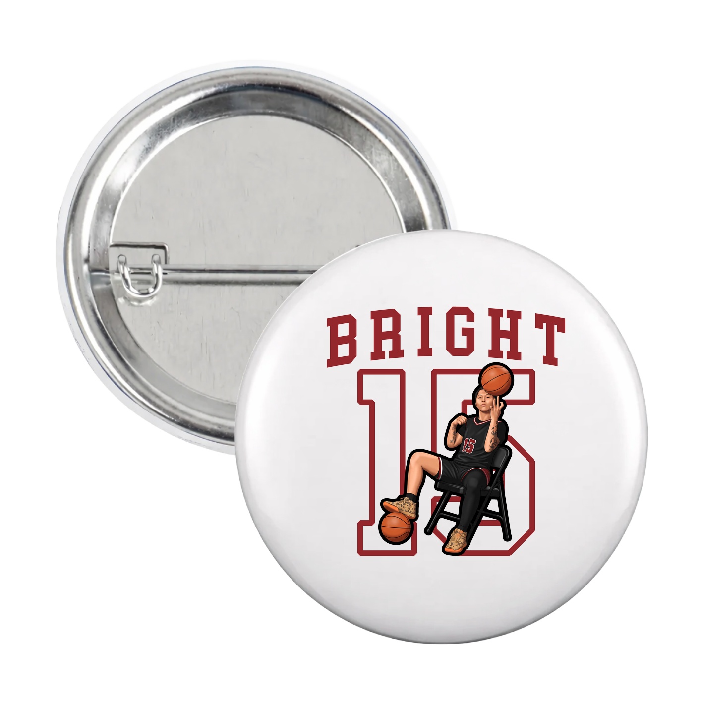 Game Day Button — Shirsey in White