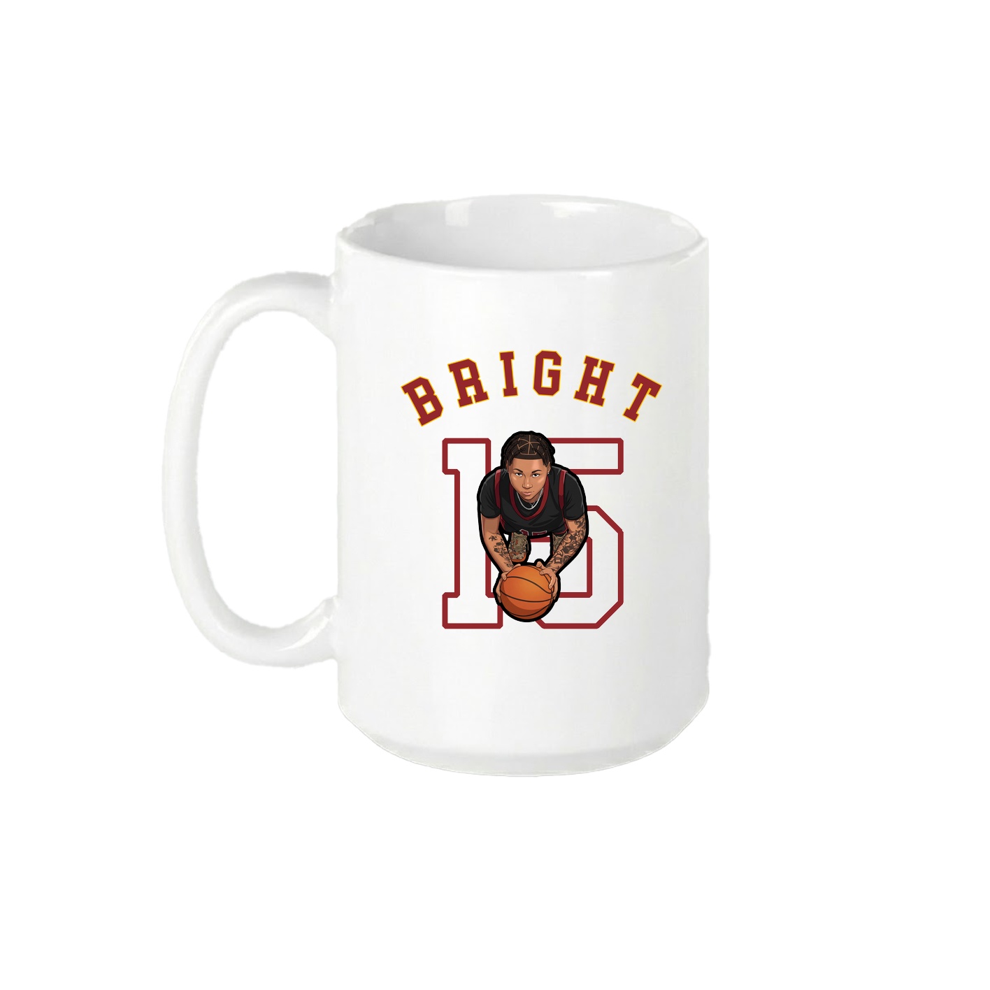 15oz Coffee Mug — Shirsey Arch in White