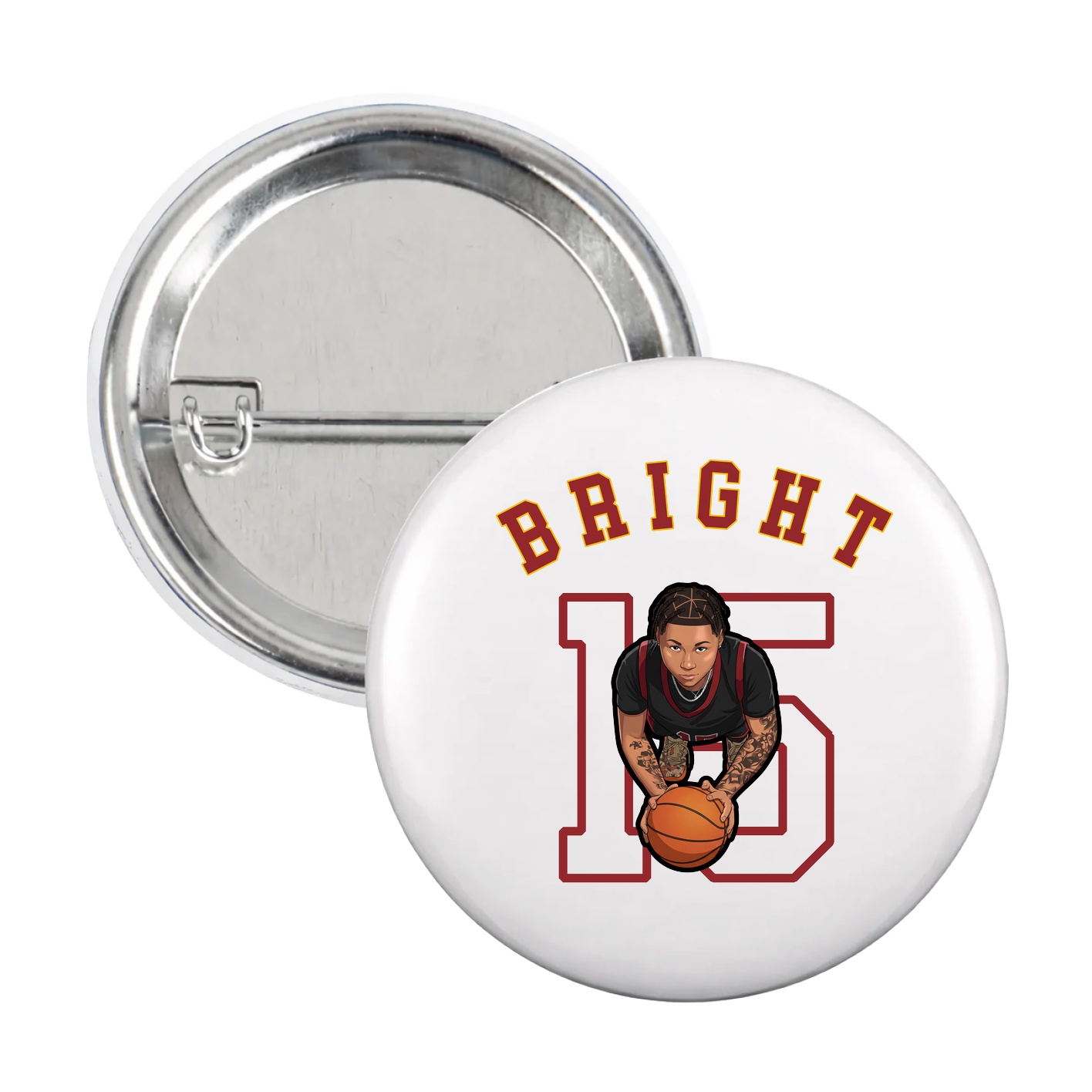 Game Day Button — Shirsey Arch in White