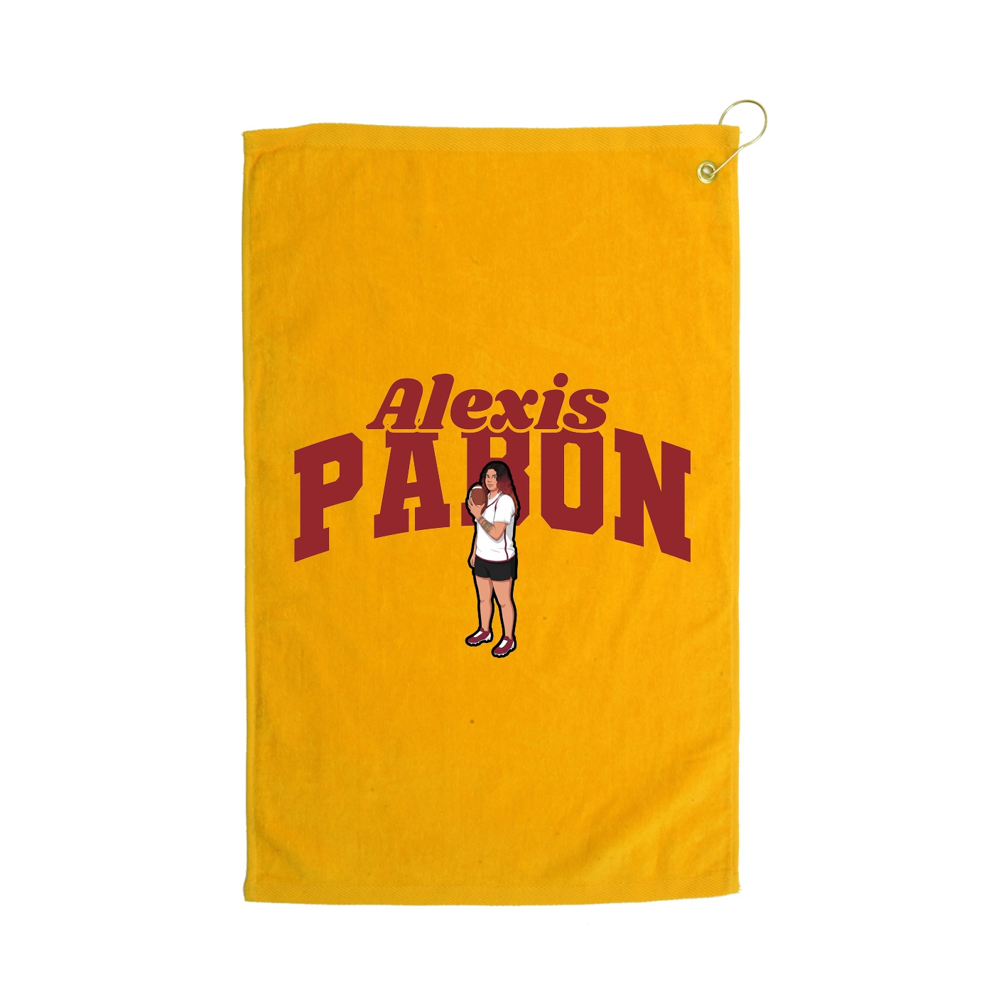 Golf Towel — Signature Arch in Gold