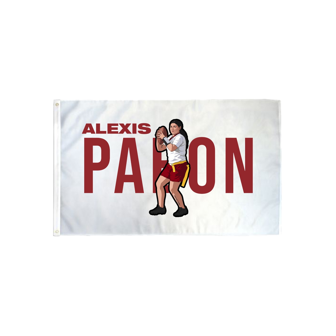 3x5 Flag — Player Name in Classic