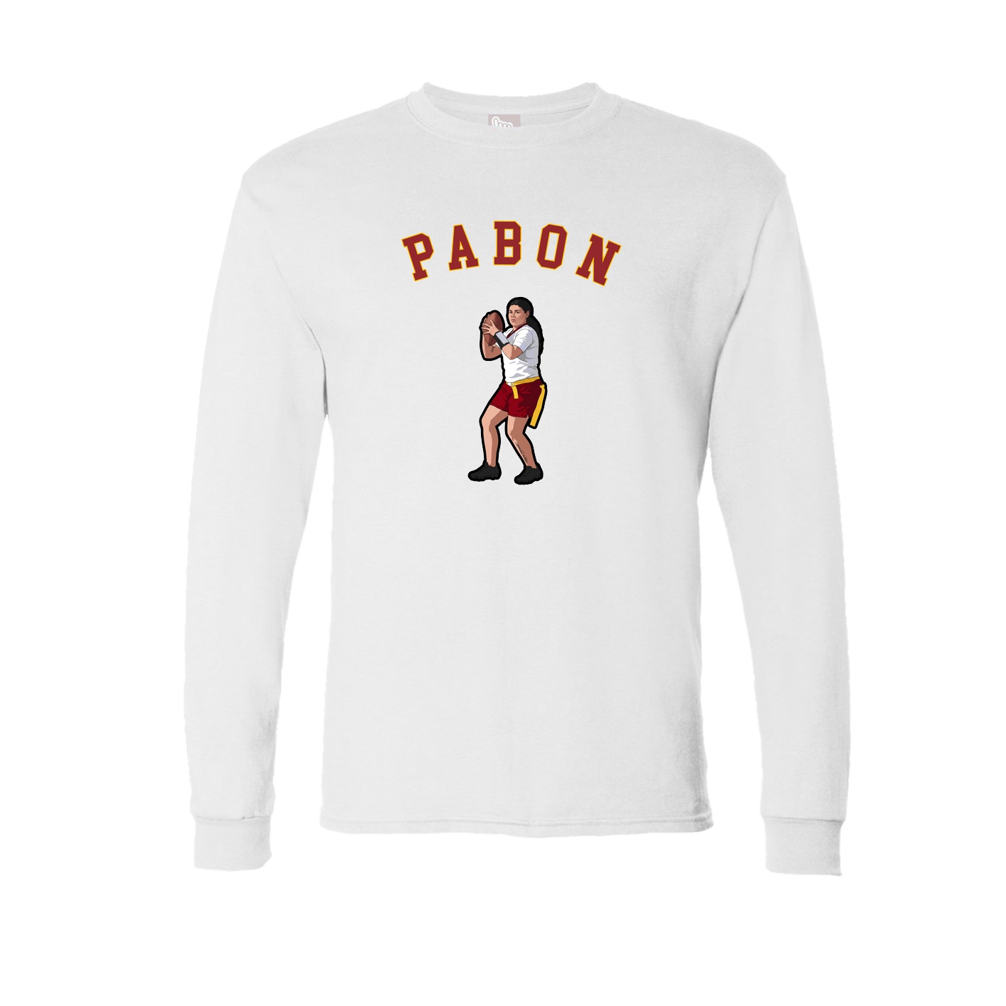 Long Sleeve Tee — Shirsey Arch in White