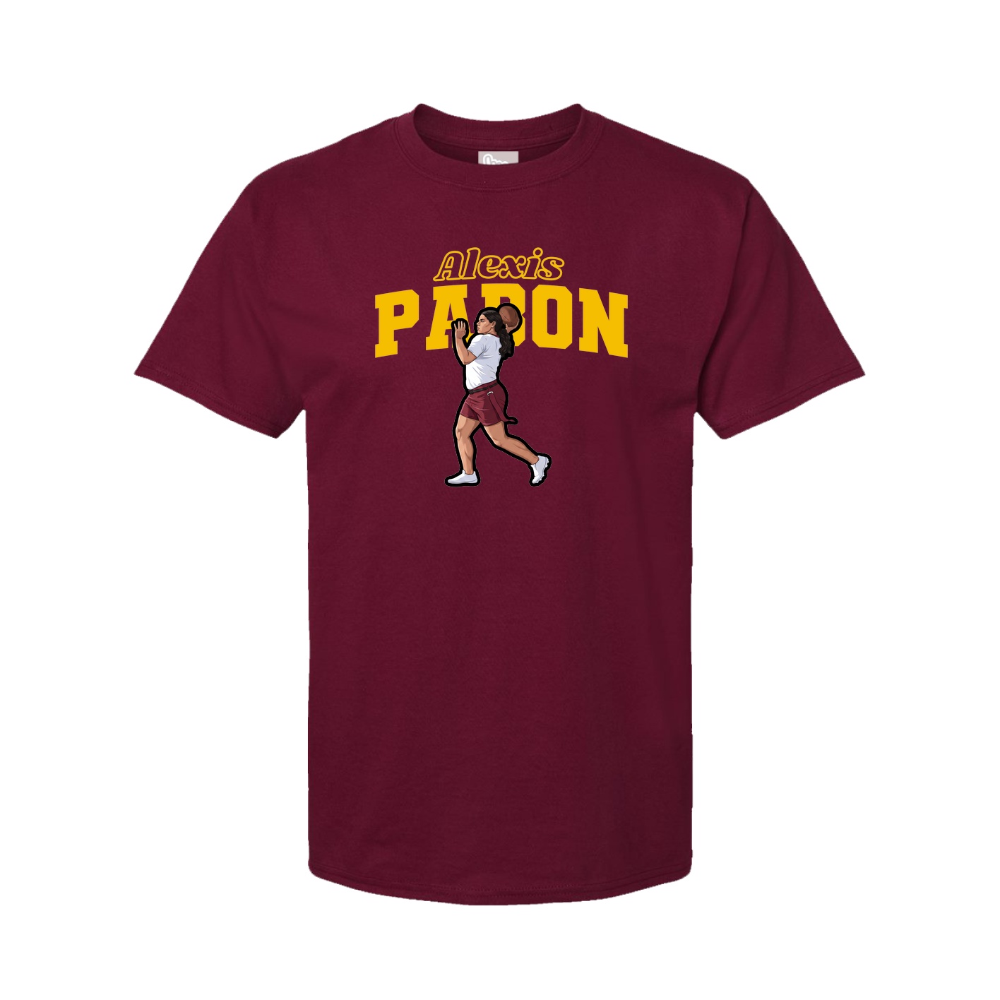 Youth Tee — Name Arch in Cardinal