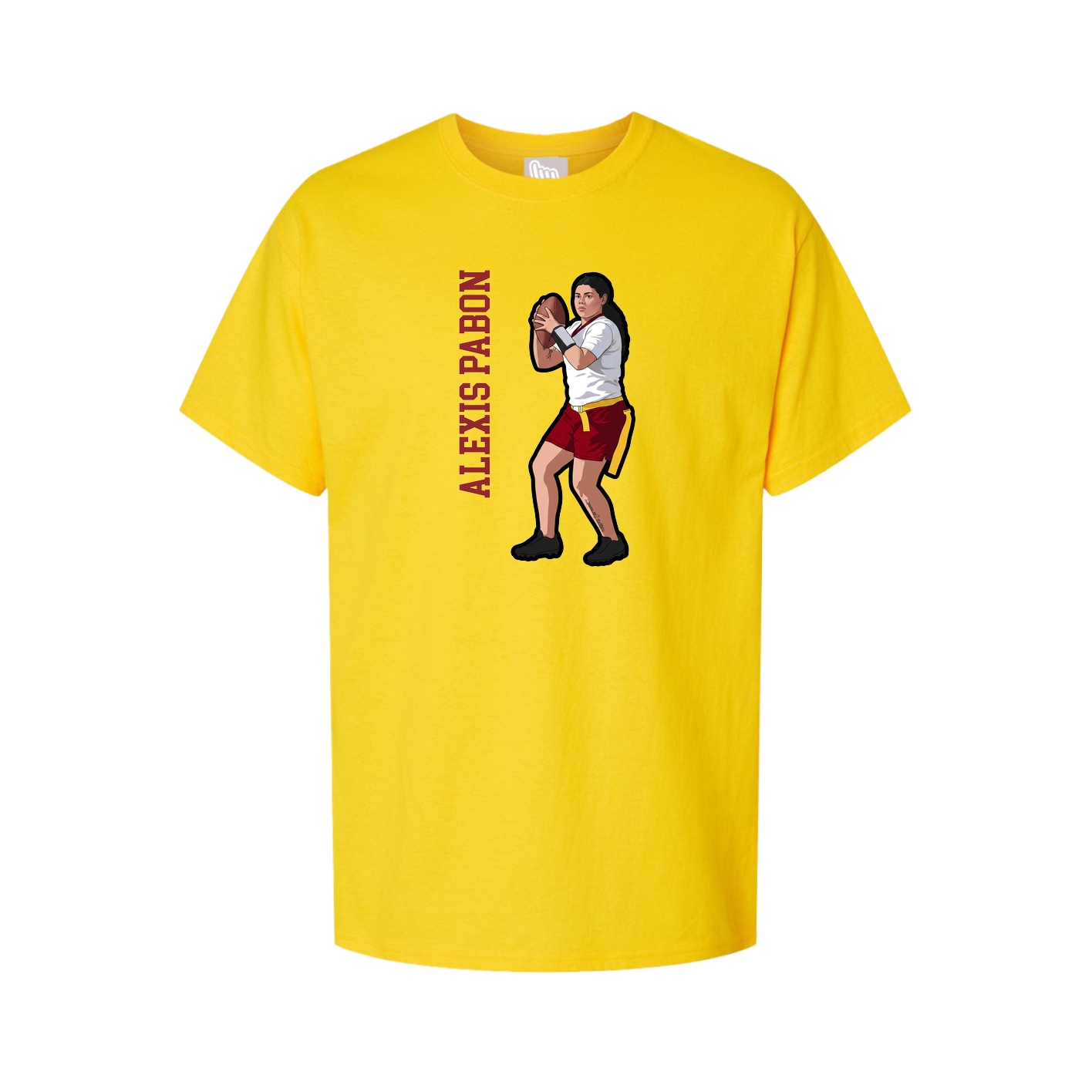 Tee — Name Vertical in Gold