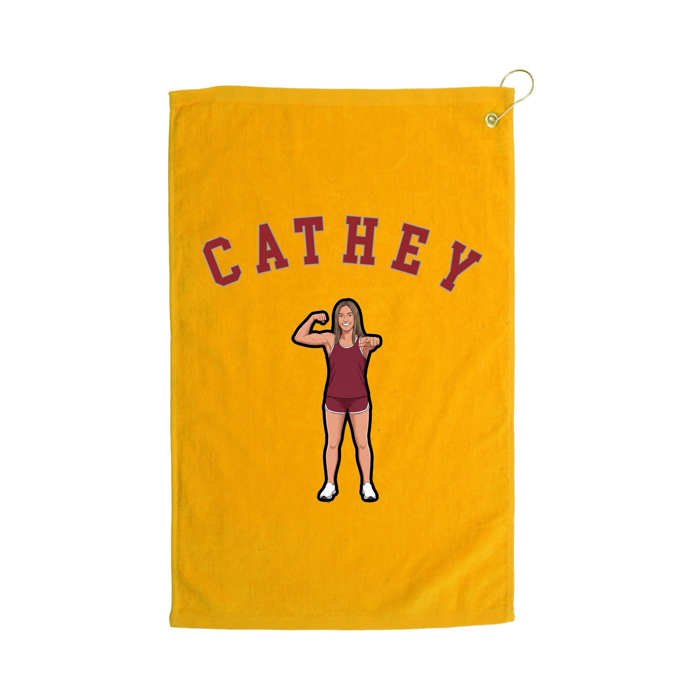 Golf Towel — Shirsey Arch in Gold
