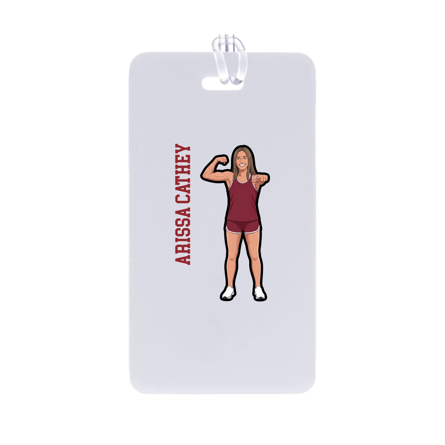 Bag Tag — Name Vertical in Classic