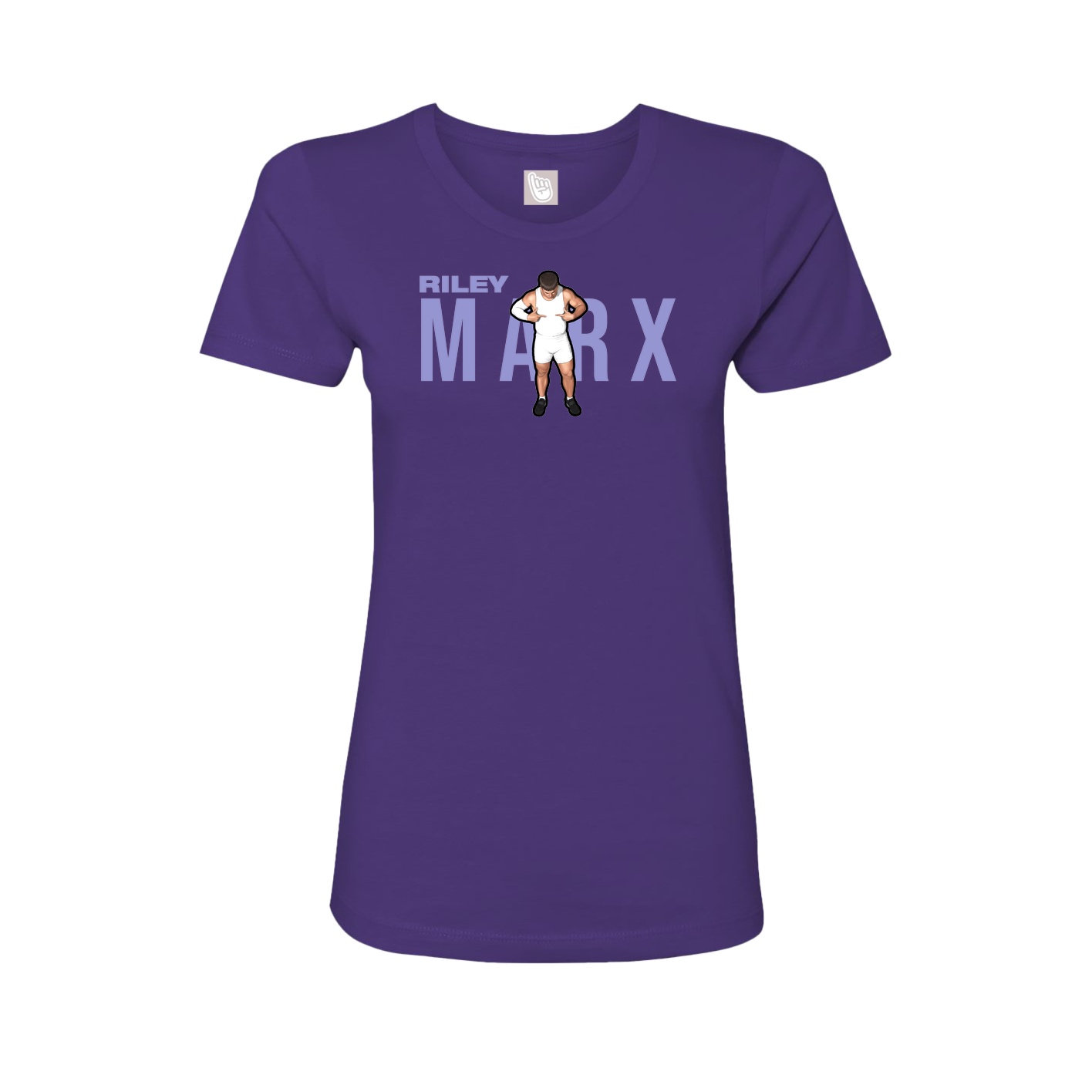 Womens Tee — Player Name in Purple