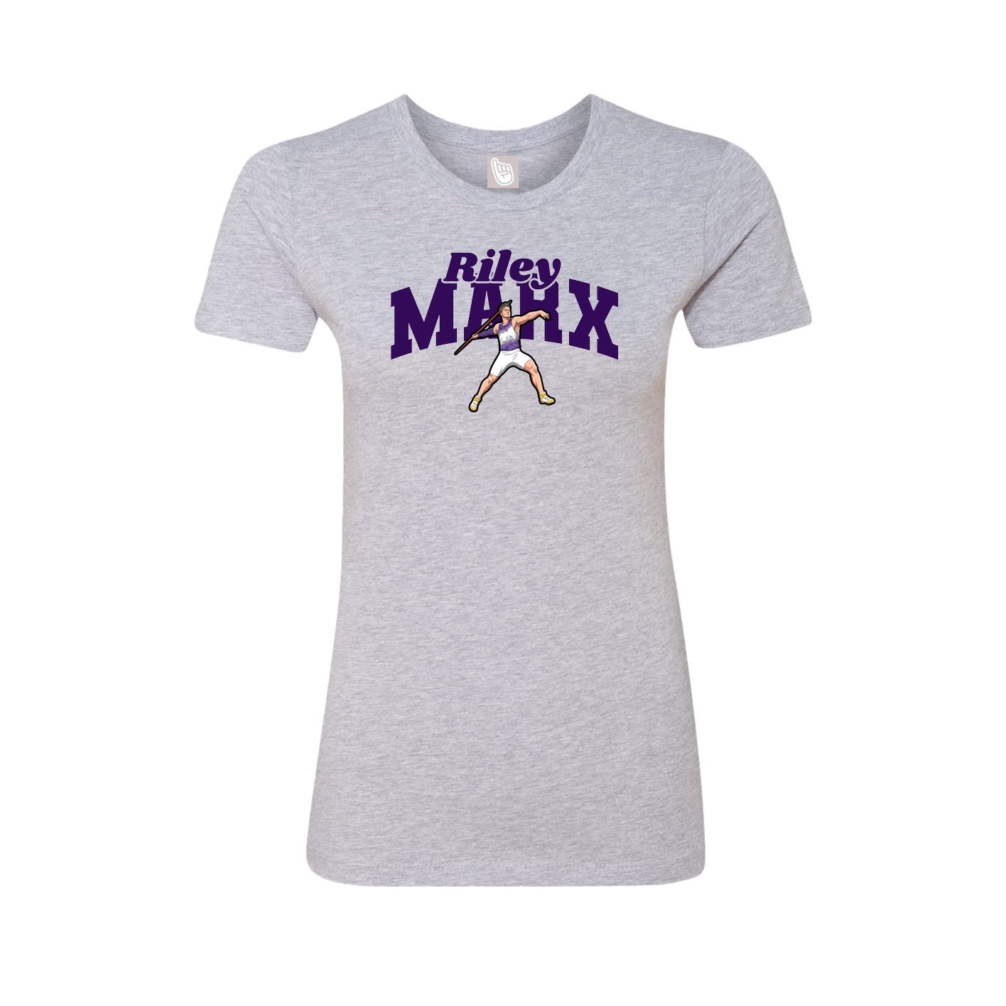 Womens Tee — Signature Arch in Grey