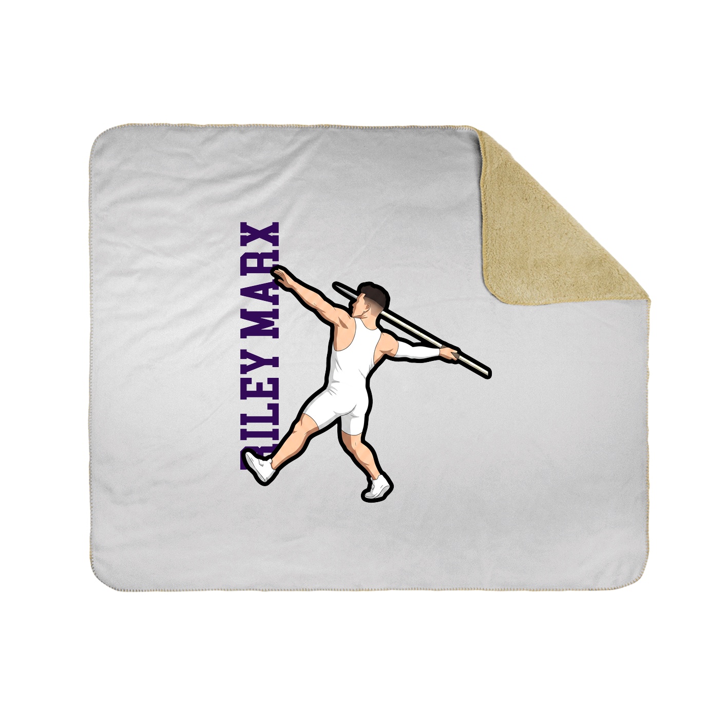 50x60 Sherpa Lined Throw Blanket