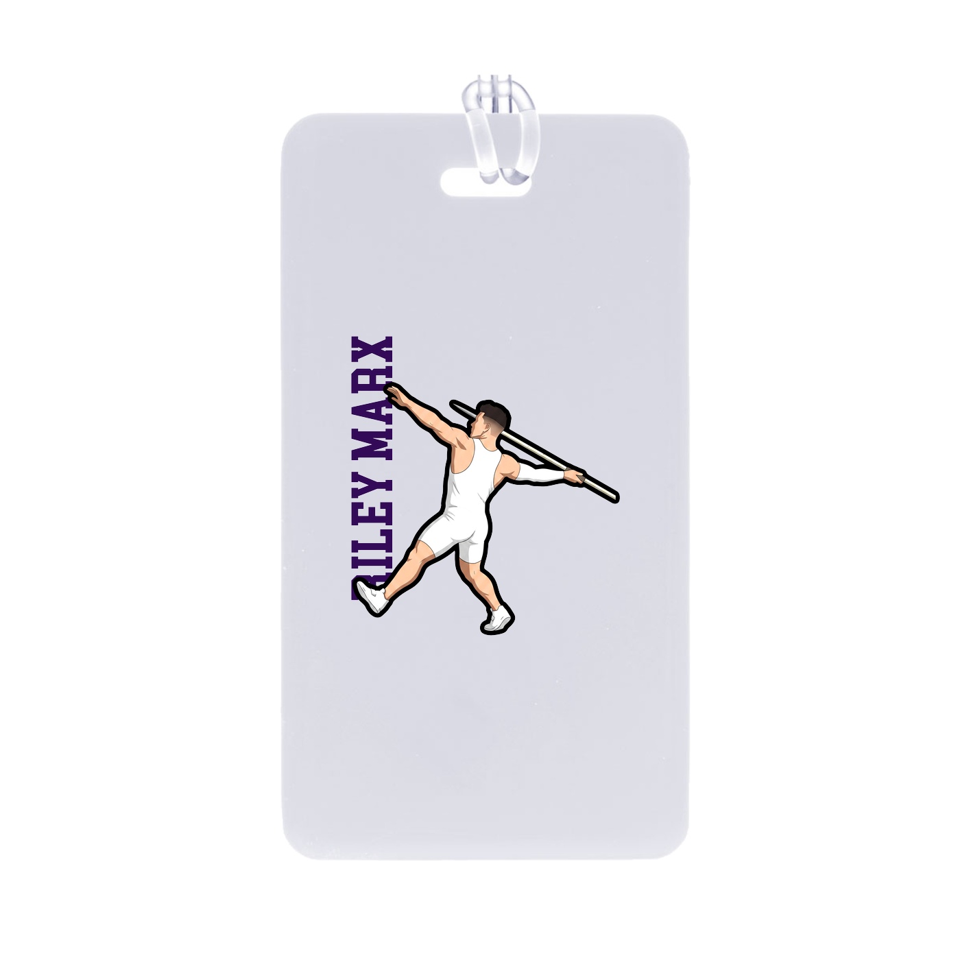 Bag Tag — Name Vertical in Classic