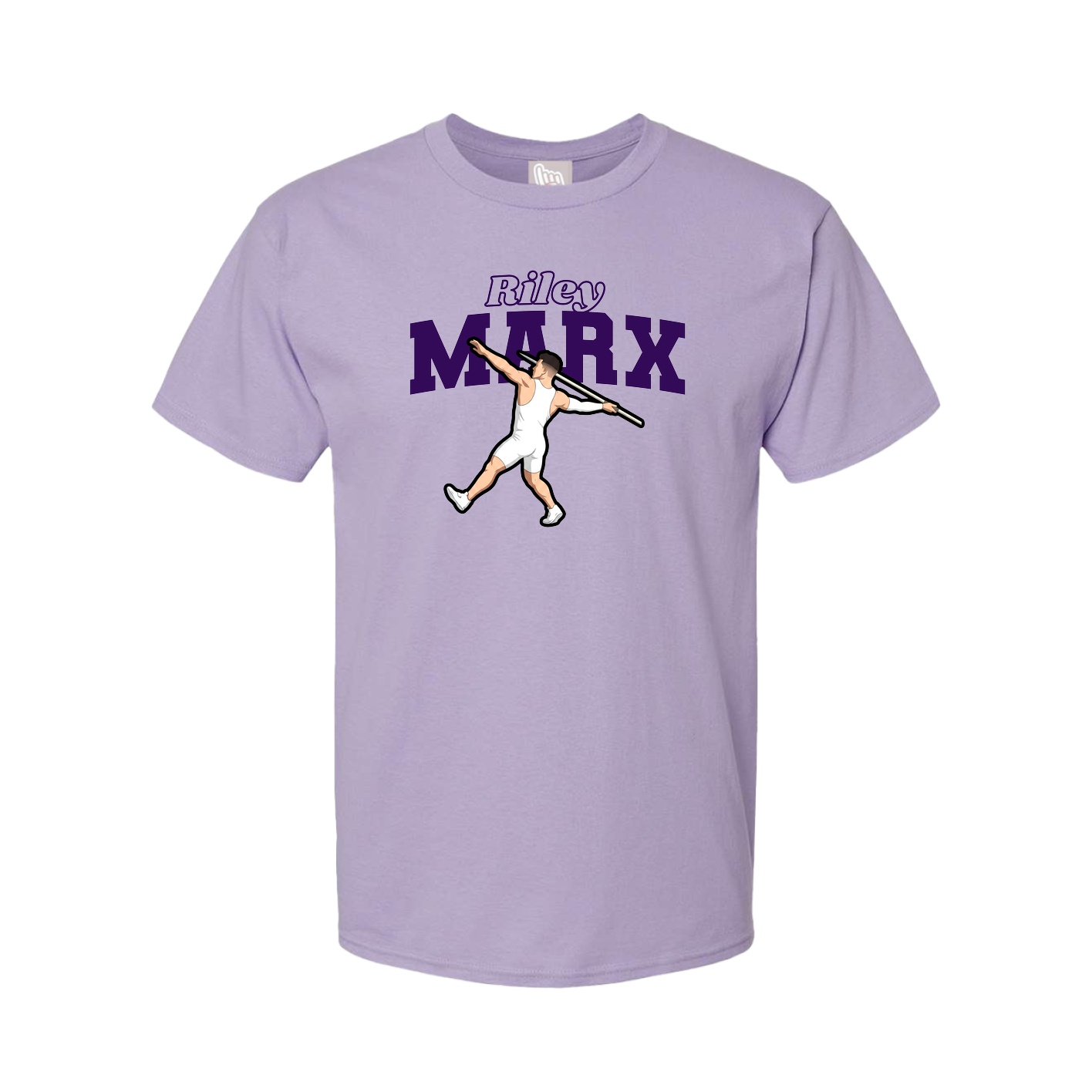 Youth Tee — Name Arch in Purple