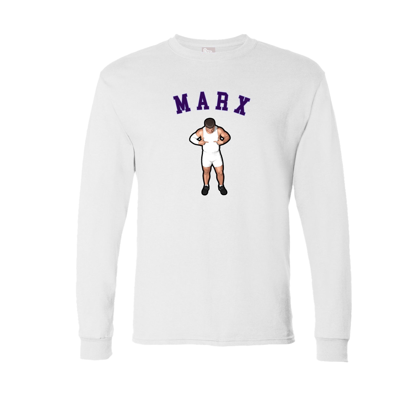 Long Sleeve Tee — Shirsey Arch in White