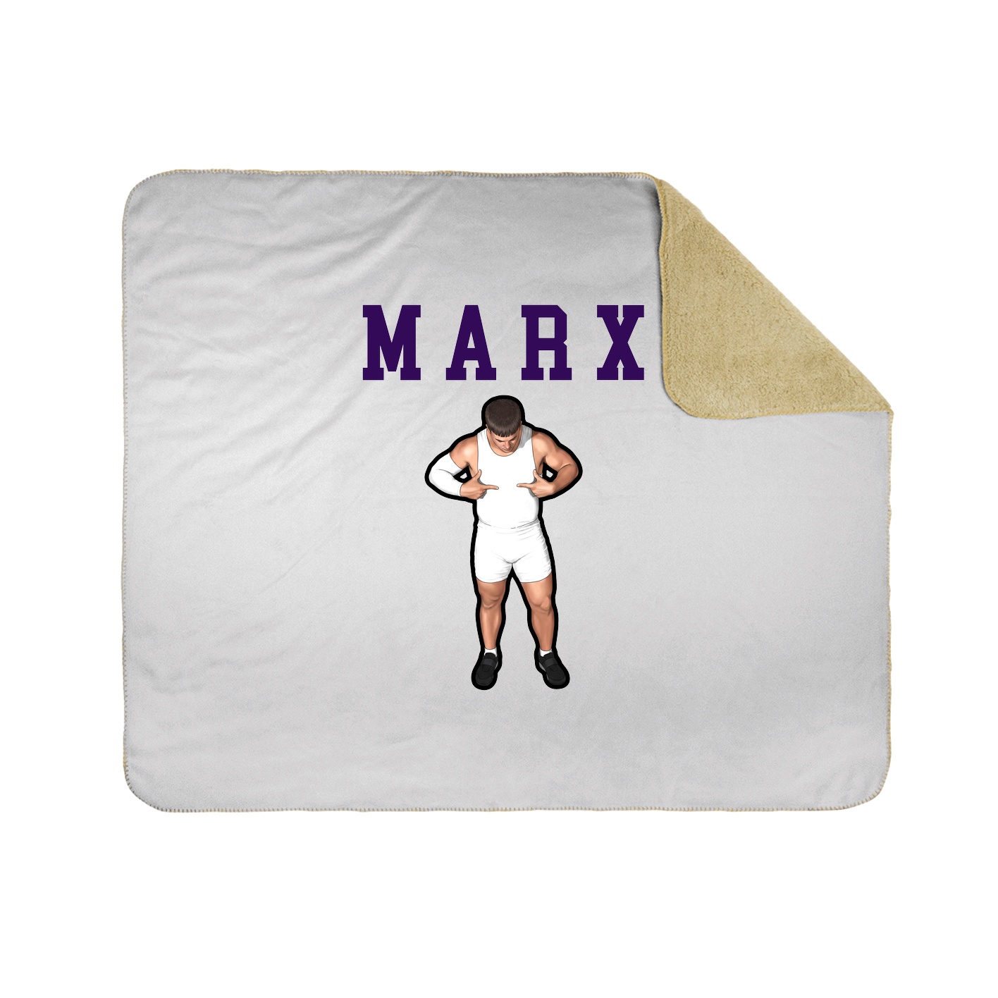Throw Blanket — Shirsey in White