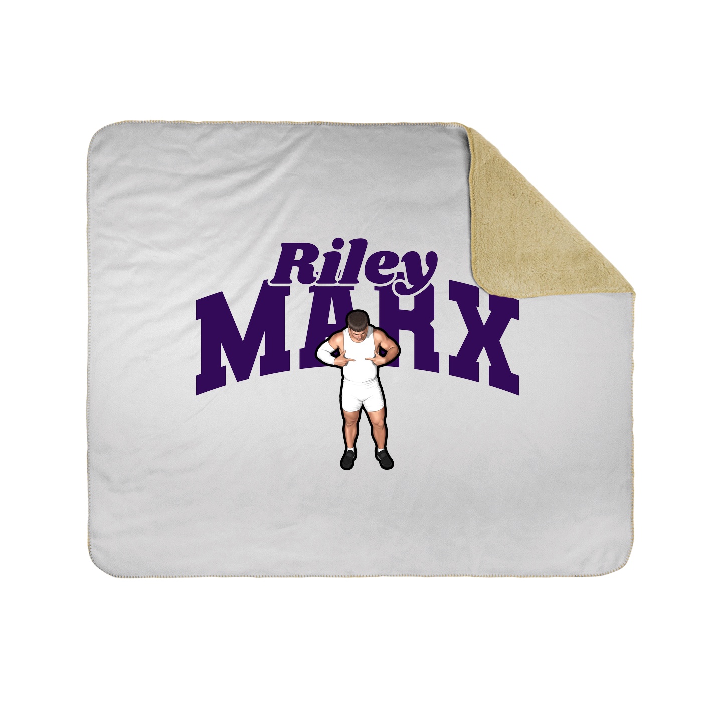 Throw Blanket — Signature Arch in White