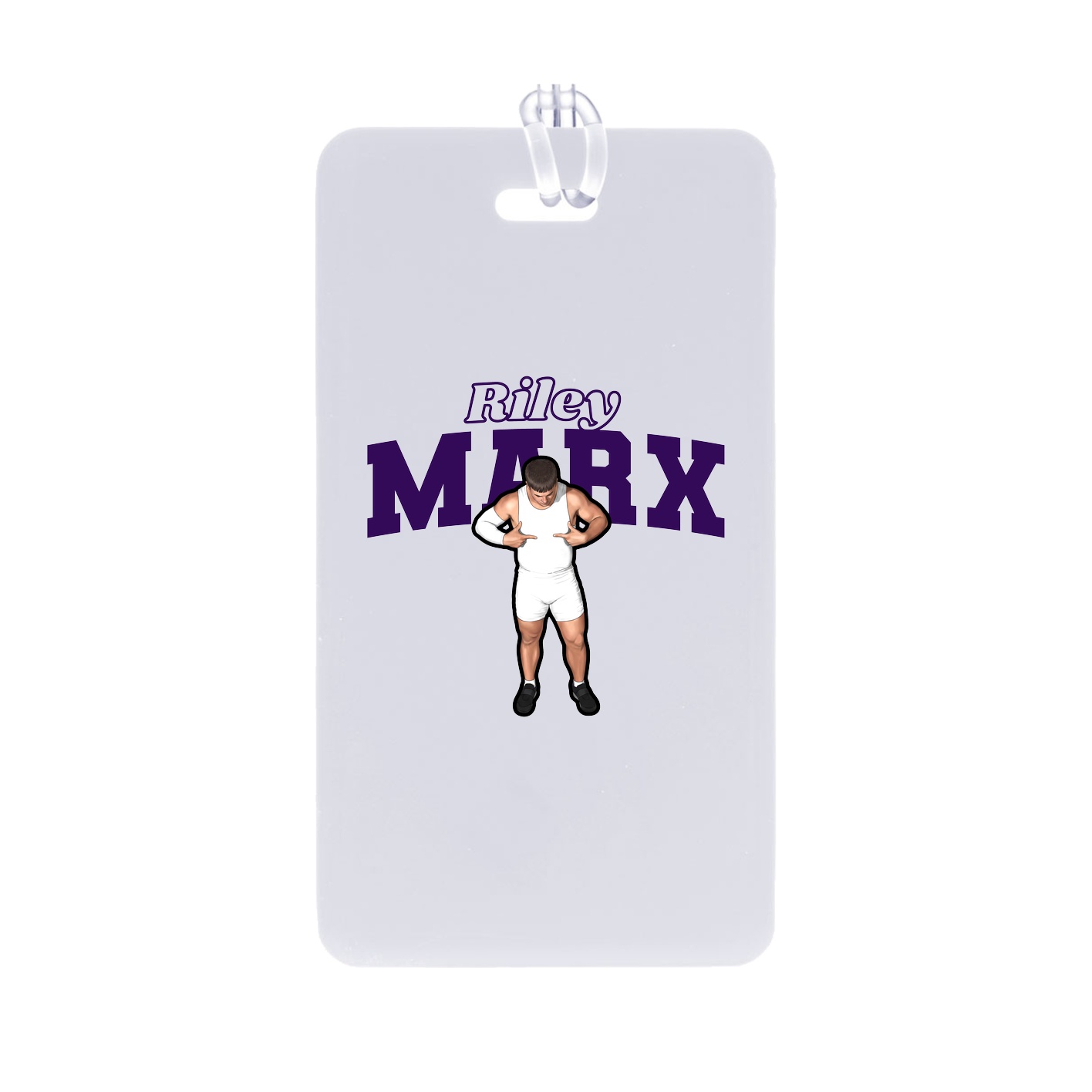 Bag Tag — Name Arch in Classic