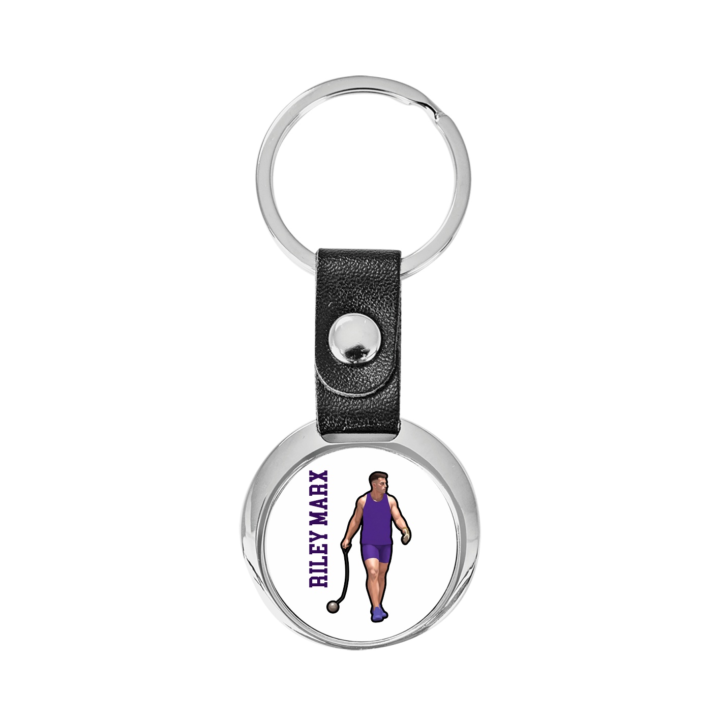 Key Chain — Name Vertical in Classic
