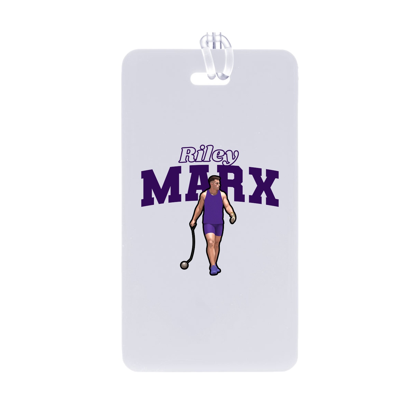 Bag Tag — Name Arch in Classic