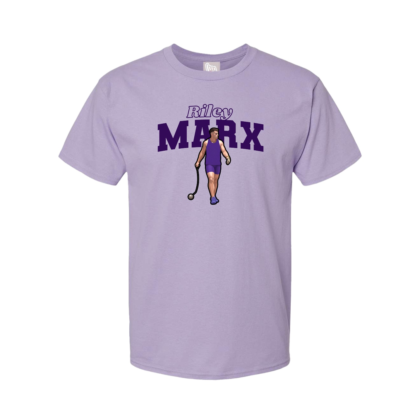 Youth Tee — Name Arch in Purple