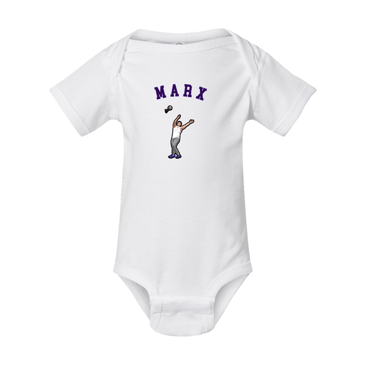 Baby Onesie — Shirsey Arch in White