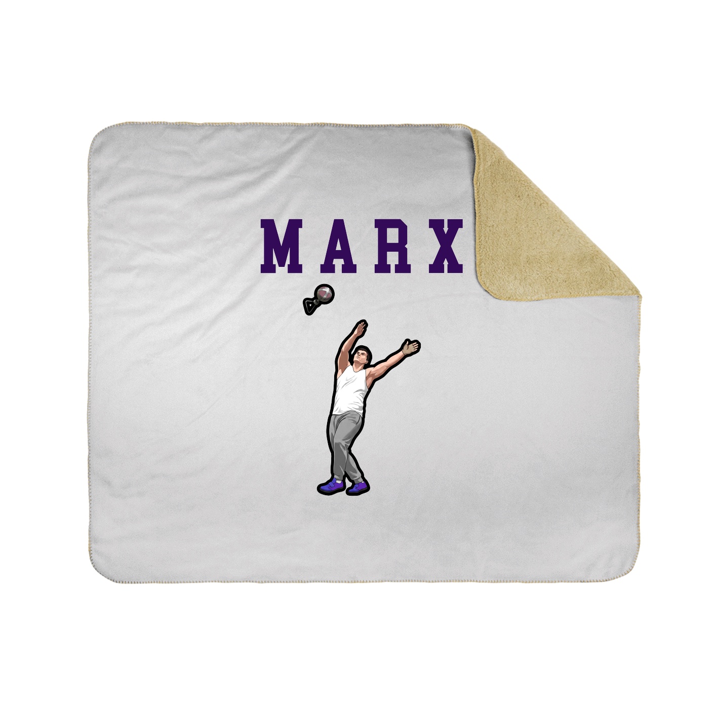 Throw Blanket — Shirsey in White
