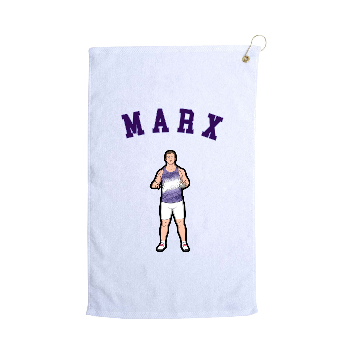 Golf Towel — Shirsey Arch in White