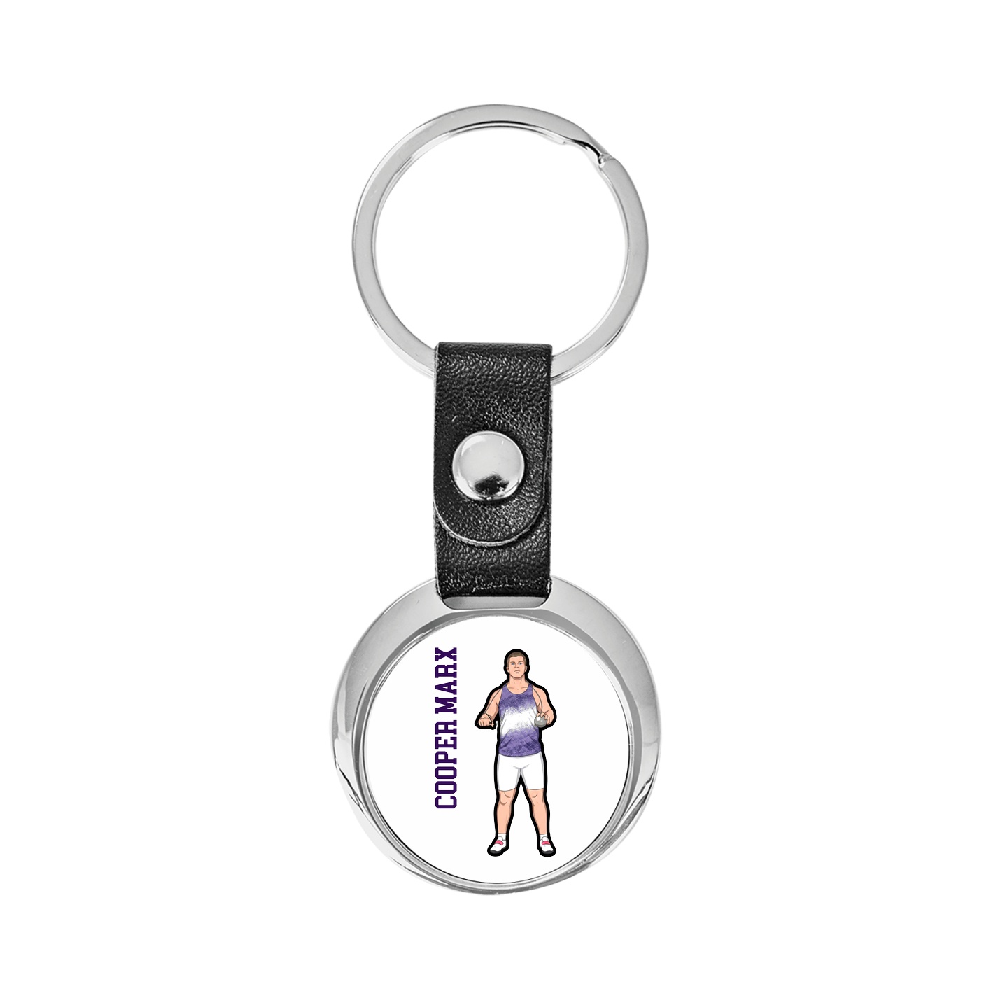 Key Chain — Name Vertical in Classic