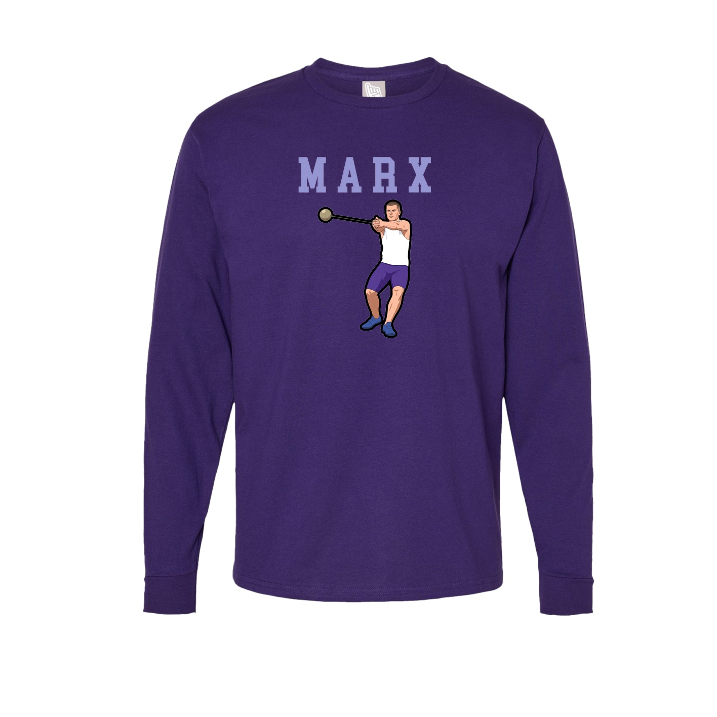 Long Sleeve Tee — Shirsey in Purple