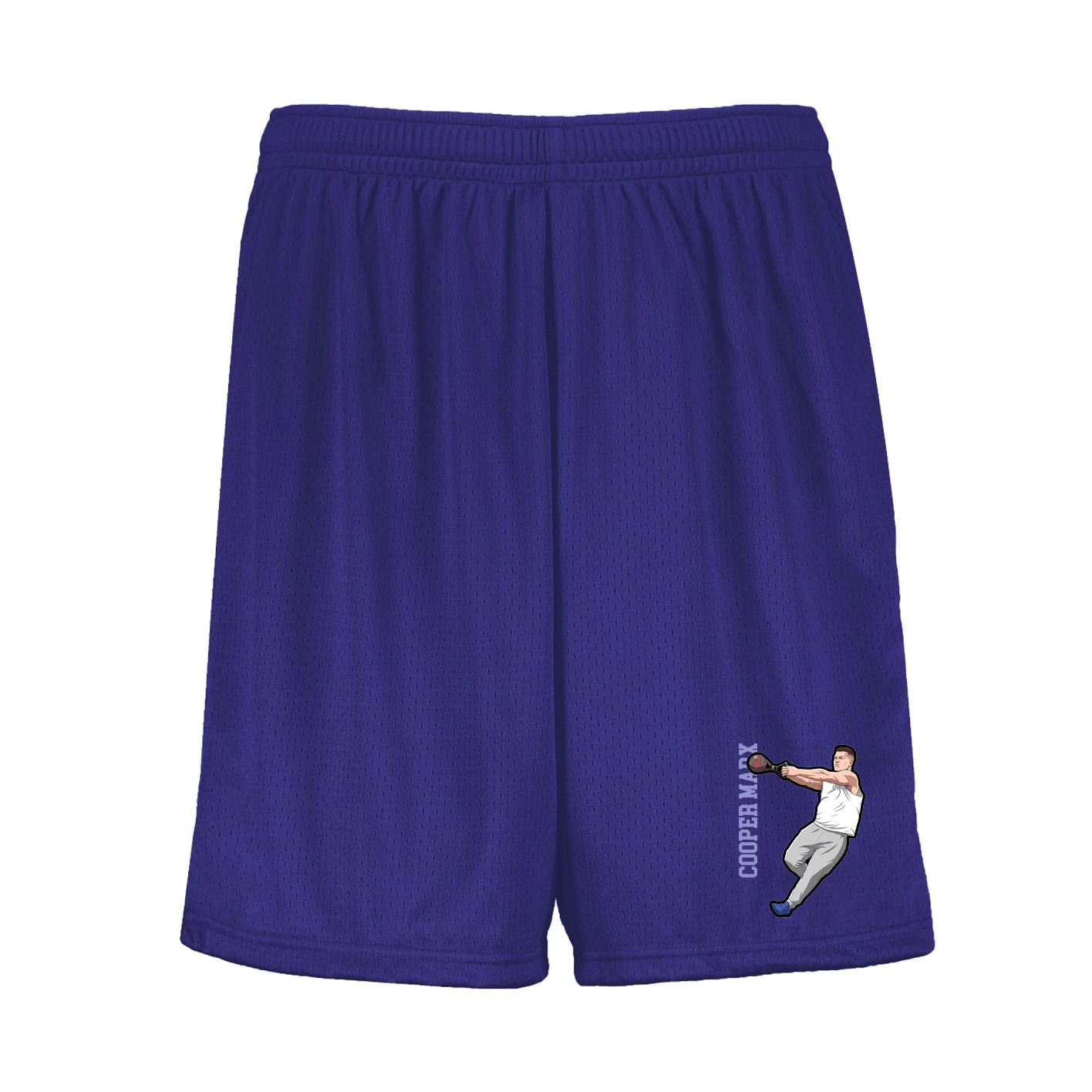 Shorts — Name Vertical in Purple