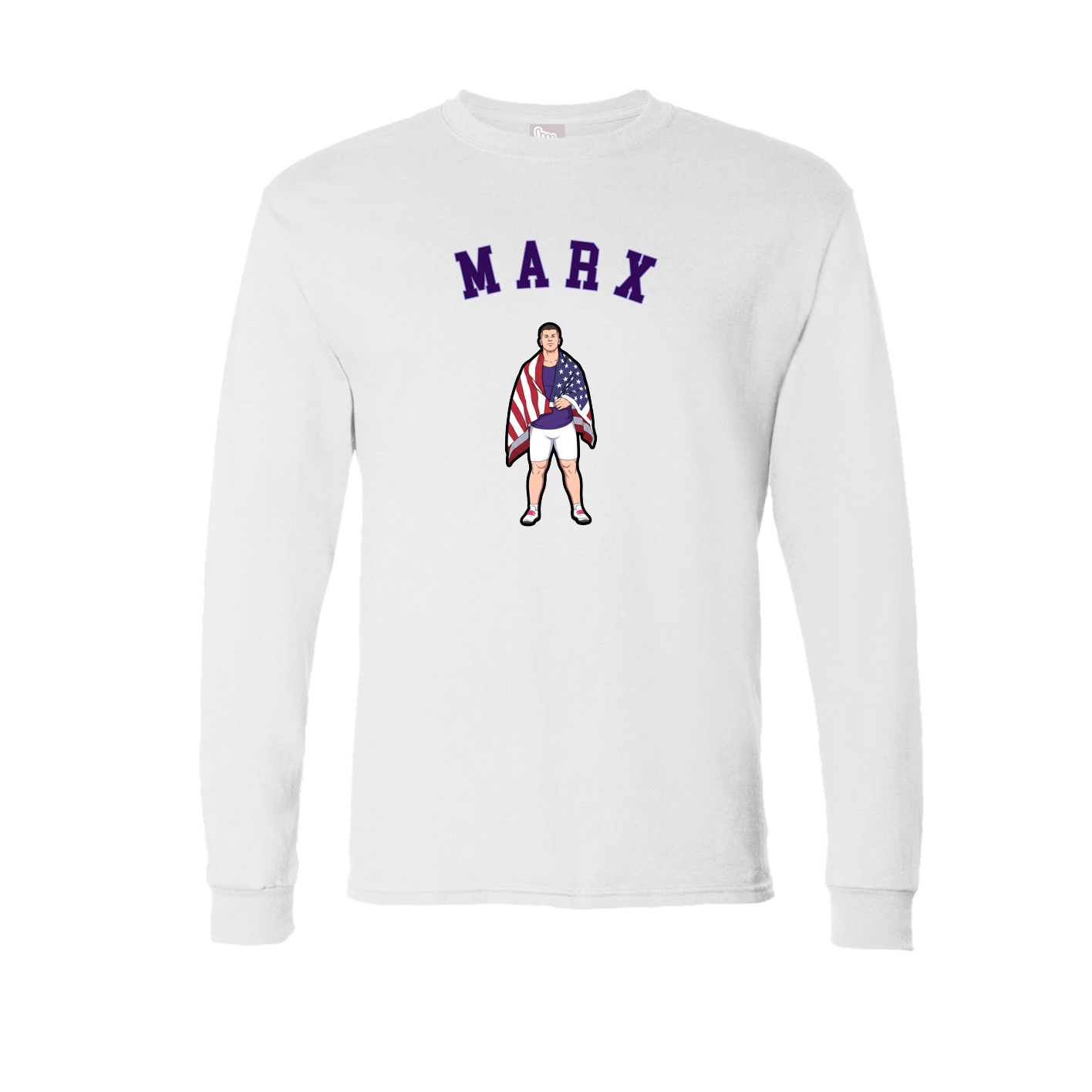Long Sleeve Tee — Shirsey Arch in White