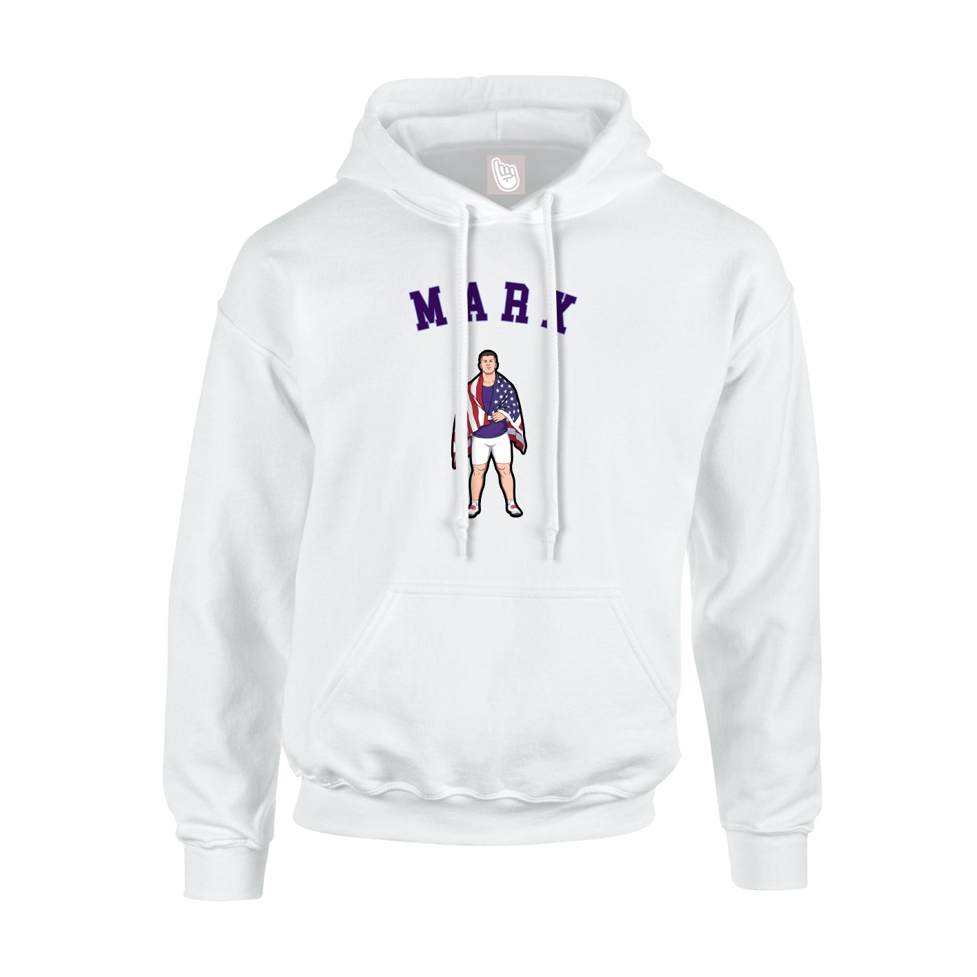 Hoodie — Shirsey Arch in White