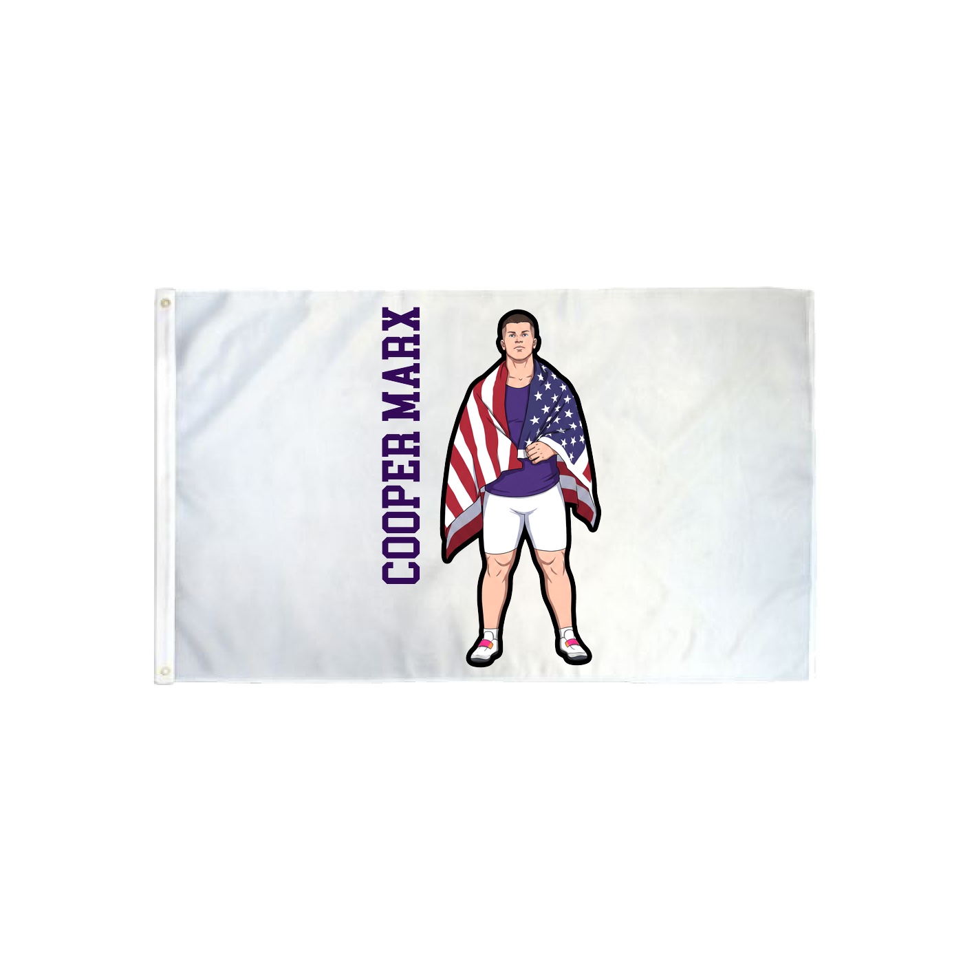 3x5 Flag — Name Vertical in Classic